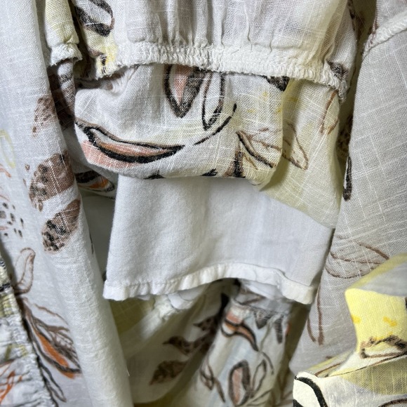 Free People Size Medium Anita High Low Maxi Dress Boho Festival Ruffle Tiered - Picture 5 of 13